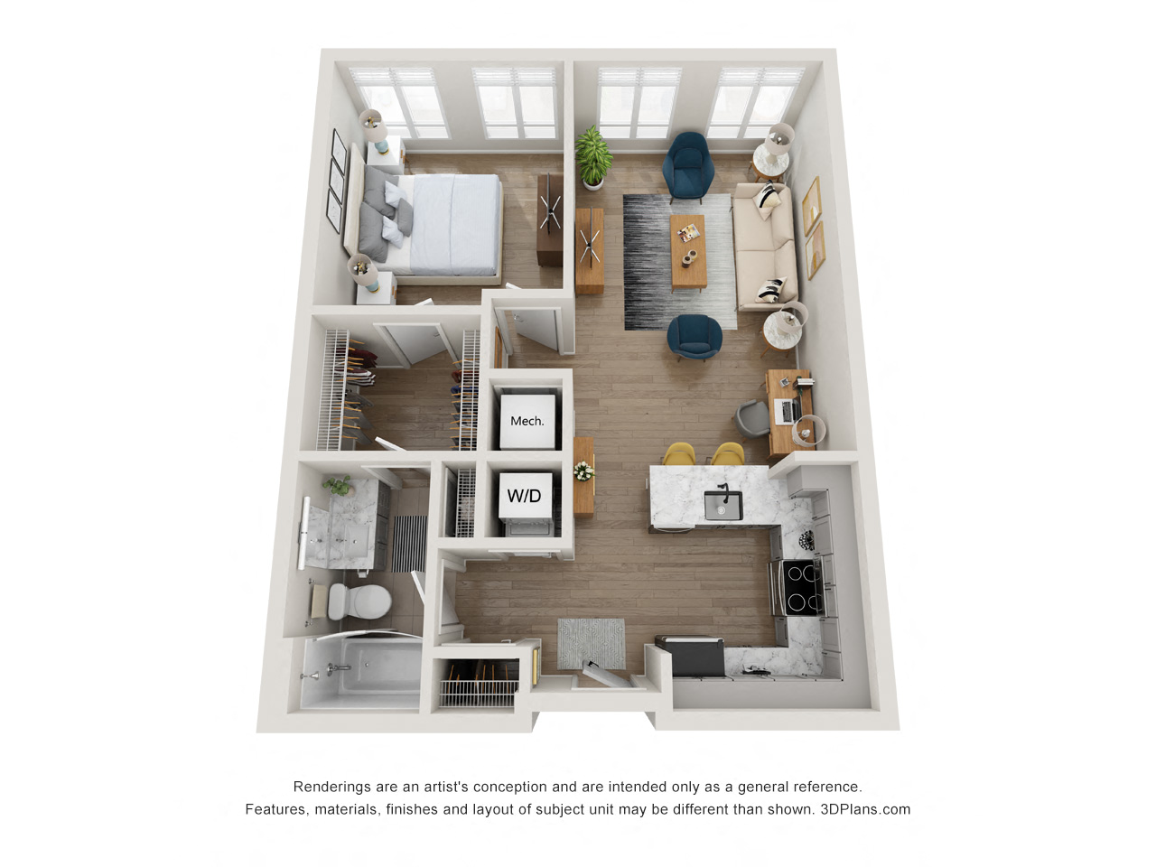 5000 Libbie Mill East Boulevard Studio-3 Beds Apartment for Rent - Photo Gallery 20